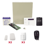 Kit de alarma inalámbrico con panel VISTA-48, teclado 6160RF, contactos 5800MINI, sensores PIR y control remoto