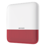 (AX PRO) Sirena Inalámbrica con Estrobo Rojo para Exterior IP65 / 110 dB