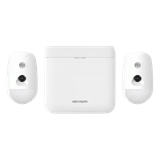 (AX PRO) KIT de Alarma AX PRO 96 Zonas / Incluye: 1 Hub 96 Zonas con GSM y Batería de Respaldo / 2 Detectores de Movimiento con Cámara (PIRCAM) / Compatible con Hik-Connect P2P