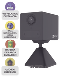 Mini Cámara IP Wi-Fi / Con Batería Recargable (Cero Cables) / 2 Megapíxel / Uso en Interior / Audio de Dos vías / Grabación en la Nube / Base Magnética Para Adherirla a Superficies Metálicas
