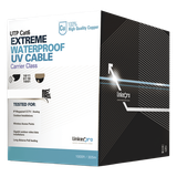 Bobina de Cable UTP Cat6 para Exterior en Color Blanco / 305 Metros (1000 Pies) / Certificada UL / Sin Blindaje