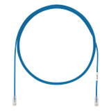 Cable de Parcheo UTP Cat6A, CM/LSZH, Diámetro Reducido (28AWG), Color Azul, 2.13 Metros (7 Pies)
