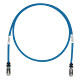Patch Cord Cat6A, Blindado S/FTP, CM/LS0H, 0.91 Metros (3 Pies), Color Azul