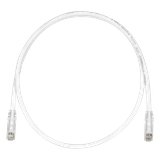 Cable de Parcheo TX6, UTP Cat6, 24 AWG, CM, Color Blanco Mate, 2.13 Metros (7 Pies)
