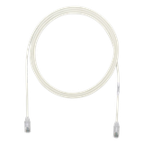 Cable de Parcheo TX6, UTP Cat6, Diámetro Reducido (28AWG), Color Blanco Mate, 1.52 Metros (5 Pies)