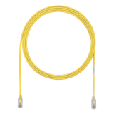 Cable de Parcheo TX6, UTP Cat6, Diámetro Reducido (28AWG), Color Amarillo, 0.91 Metros (3 Pies)