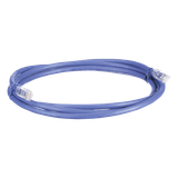 Cable de Parcheo UTP, Cat6A, 24 AWG, CM, Color Azul, 1.52 Metros (5 Pies)
