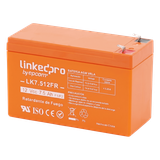 Batería de respaldo 12 V | 7.5 Ah | AGM | Certificada UL94-V0 Retardante a la Flama | Especial para Seguridad Electrónica | UPS | Sistemas de Emergencia | Vida útil 5 años | Terminales F1 + Adaptador F2