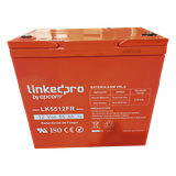 Batería de respaldo 12 V | 55 Ah | AGM | Certificada UL94-V0 Retardante a la Flama | Especial para Seguridad Electrónica | UPS | Sistemas de emergencia | Vida útil 5 años | Terminales T2