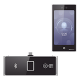 Terminal Facial Min Moe WiFi con pantalla de 7" y Lector de Huellas, Códigos QR y Bluetooth / Exterior IP65 / 10,000 rostros y 50,000 tarjetas / Soporta módulo lector de Huella, QR y Bluetooth / HIK-IA