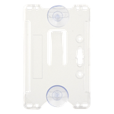 Porta tarjeta de plastico ABS / Transparente / Compatible con tarjetas ACCESSCARDEPC / PROCARDX o Formato CR80