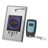 Botón de Salida sin Contacto con Control Remoto / Iluminación LED / Distancia de Detección Touch Ajustable