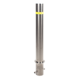 Bolardo Fijo de Acero Inoxidable de 900 mm de Altura / Ideal para aplicaciones delimitaciones de automóviles
