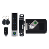 Kit de Cerradura Inteligente / Incluye Teclado y Control Remoto / Soporta Huella, Tarjeta y Contraseña / Teclado Metálico IP65