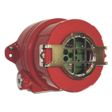 Detector de flama multiespectro UV y doble IR/Visible, cono de visión de 90 grados, alcance mayor a 60 metros, salida 4-20 mA y ModBus RS-485