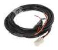 MC-PF3-B3-4 CABLE DE ALIMENTACION PARA GRABADOR MOVIL 4 M - 12 V - 20 A MAX. - CONECTOR HEMBRA 3 VIAS 6.3 MM - FUSIBLE 20 A