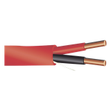 Bobina de 305 m (1000 ft) / Cable para Incendio 2x14 AWG / FPLR / Rojo