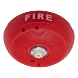Lámpara estroboscópica LED para techo, sin bocina, candela seleccionable, color rojo, compatible con SpectrAlert