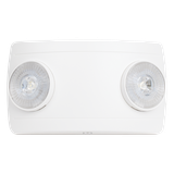 Luz de Emergencia LED / Doble LED 1W 150 lúmenes / Batería Ni-Cd 3.6V 900mAh / 90 min Autonomía / Voltaje Universal 127-240 VAC / UL 5VA / Blanco