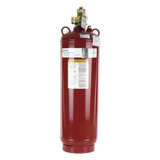Cilindro con válvula de 350 lb de capacidad para sistema de extinción de agente limpio, con indicador de nivel de líquido, compatible con Kidde ECS-500 y ECS-500 Marine