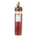 Cilindro con válvula e indicador de nivel de líquido, capacidad de 200 lb (90.7 kg), para sistemas de agente limpio ECS-500 y ECS-500 Marine