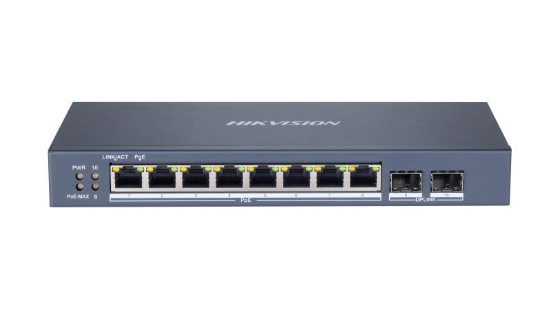 SMART SWITCH ADMINIS 8 POE ALL 1000M (1G) + 2 UP FIBRA OPTICA GIGABITE - VLAN - PROYECTOS