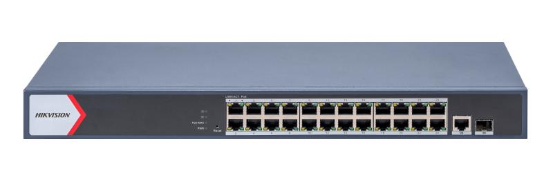 Switch PoE inteligente Gigabit de 24 puertos POE ALL 1000M (1G) + 1 UP RJ45 (1G) + 1 UP SFP (1G) - 370W